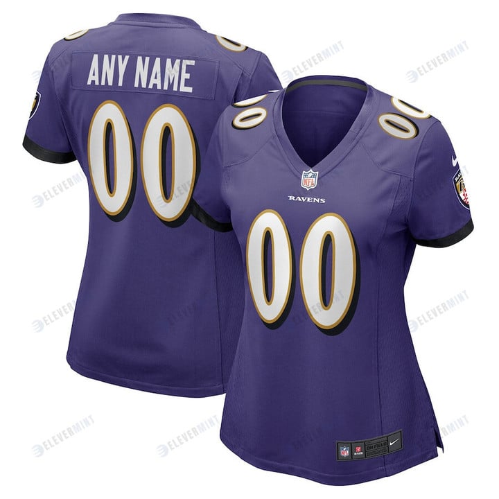 Baltimore Ravens Women Custom Game Jersey - Purple – fansclub